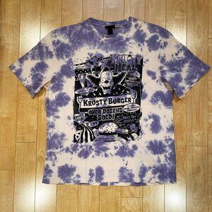 Simpsons H&M Krusty Burger Tie Dye T-Shirt